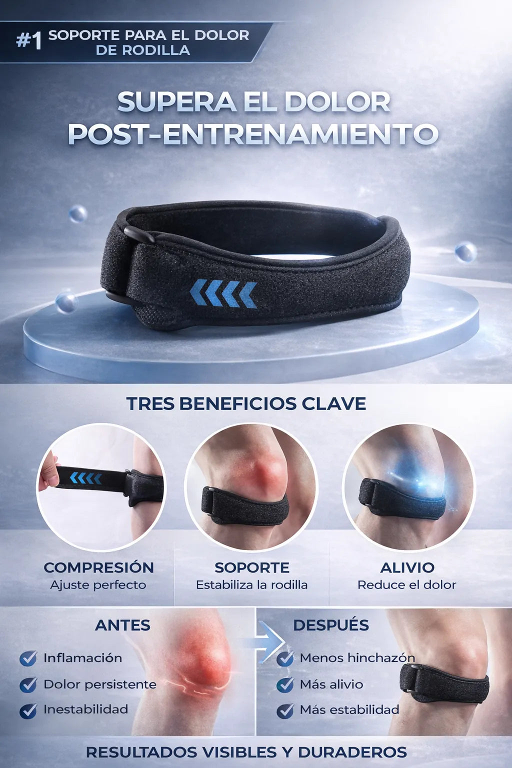 Venda Menisquera para Rodilla